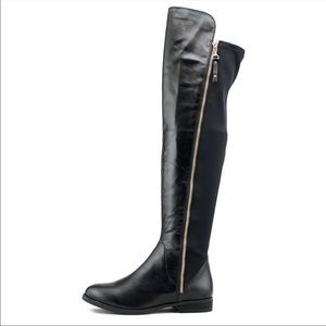 ALDO Over the Knee boots with gold zipper!